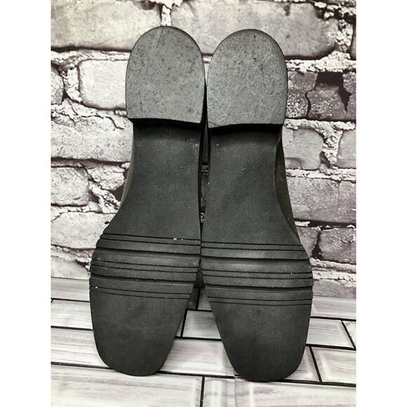 Salvatore Ferragamo Boutique Green Suede Leather Logo Pump Shoes Women Sz 8.5 2A - Picture 16 of 16